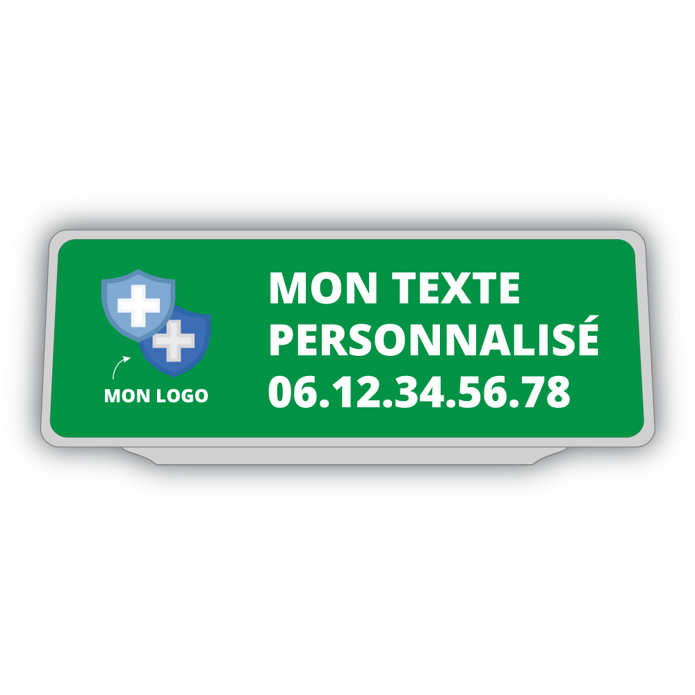 Clip Plaque Pare-Soleil Voiture Personnalisé Rétro-Réfléchissant