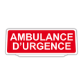 Clip Plaque Pare-Soleil Voiture Ambulance d’urgence Rétro-Réfléchissant