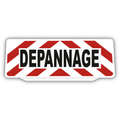 Clip Plaque Pare-Soleil Voiture Dépannage Rétro-Réfléchissant
