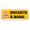 Clip Plaque Pare-Soleil Voiture Enfants à Bord Rétro-Réfléchissant