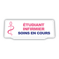 Clip Plaque Pare-Soleil Voiture Étudiant Infirmier Soins en cours Rétro-Réfléchissant