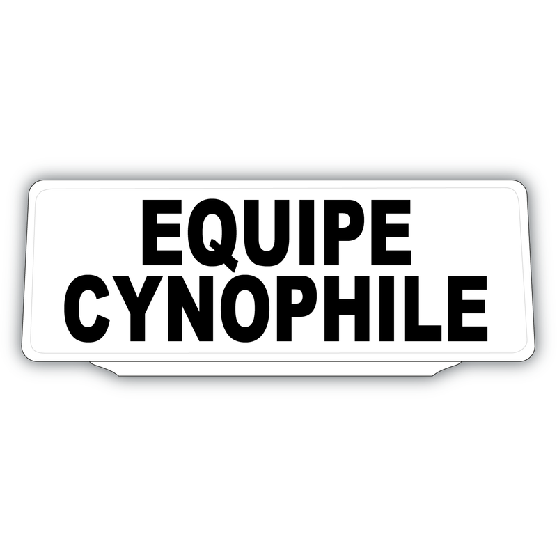 Clip Plaque Pare-Soleil Équipe Cynophile Rétro-Réfléchissant