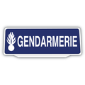Clip Plaque Pare-Soleil Gendarmerie Logo Rétro-Réfléchissant