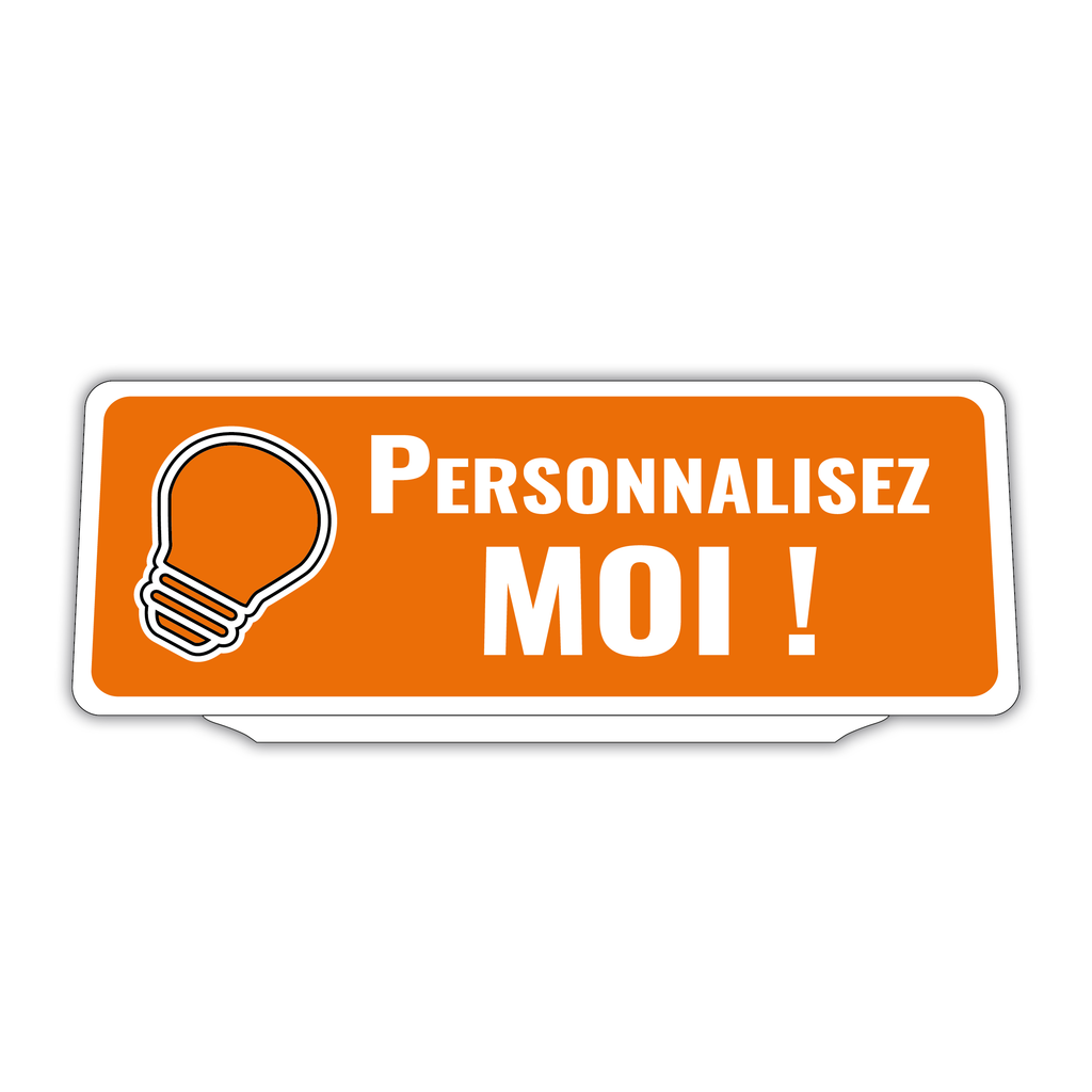 Clip Plaque Pare-Soleil Voiture Personnalisé Rétro-Réfléchissant